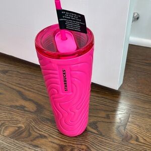 Starbucks Vibrant Pink Tumbler with Lid